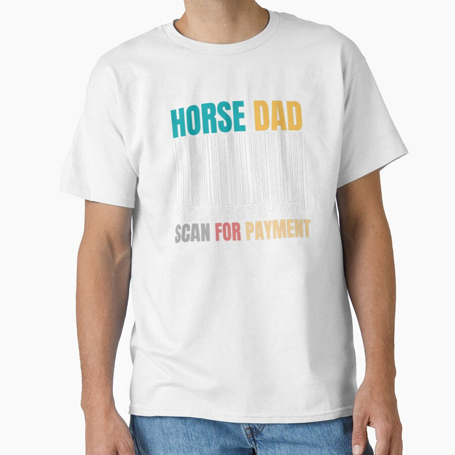 HORSE DAD SCAN FOR PAYMENT EQUESTRIAN DAD HORSE RIDING by sobriowslen