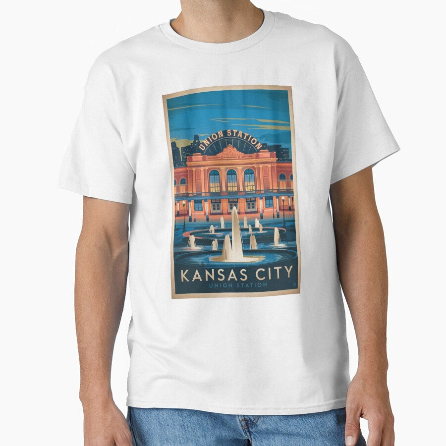 Kansas City Vintage Travel Poster by TravelerRat