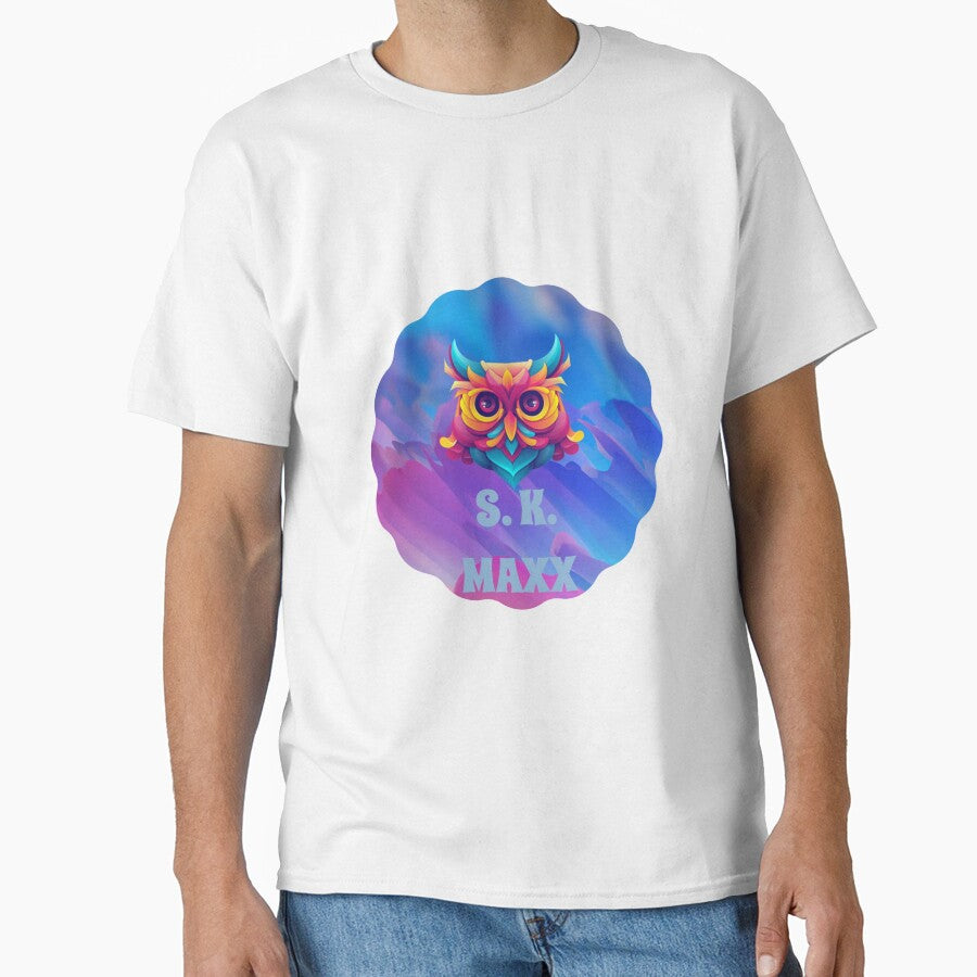 Artistic owl  brand in pastel colors by SKMAXX