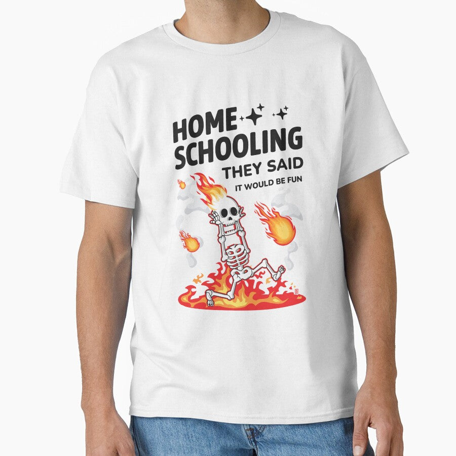 Home School They Said It Would Be Fun Funny Home School Parent by Uppercase Tees
