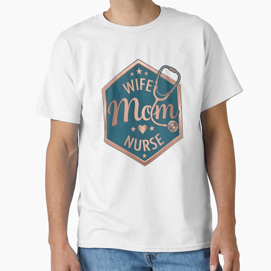 Nurse Mom Mother’s Day Shirt – Wife Mom Nurse Design by relso