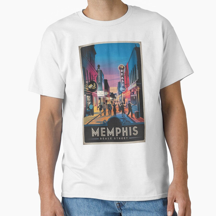 Memphis Portland Vintage Travel Poster by TravelerRat