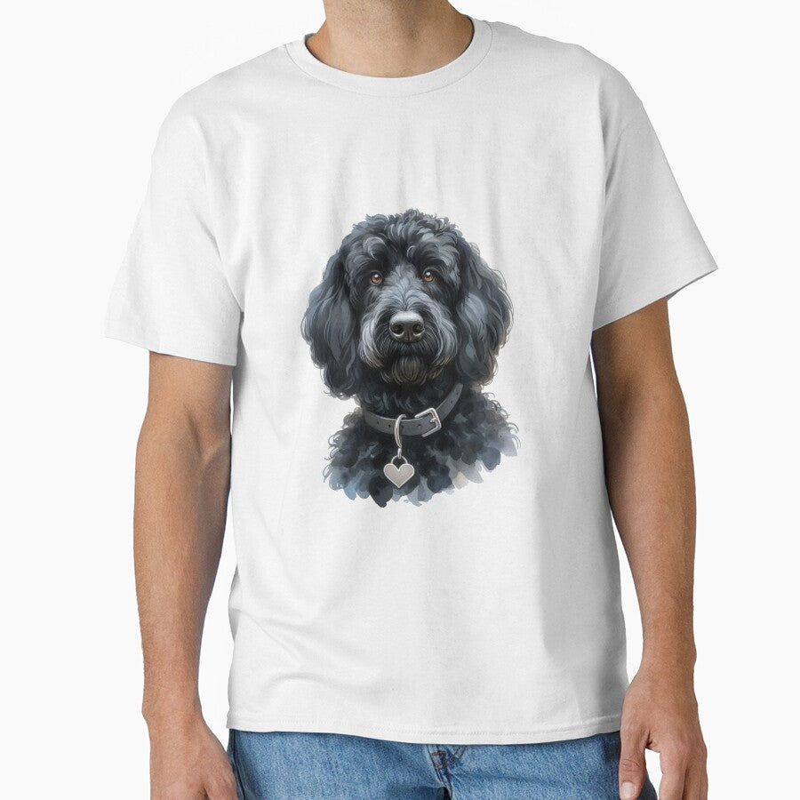 black labradoodle dog by karastratton