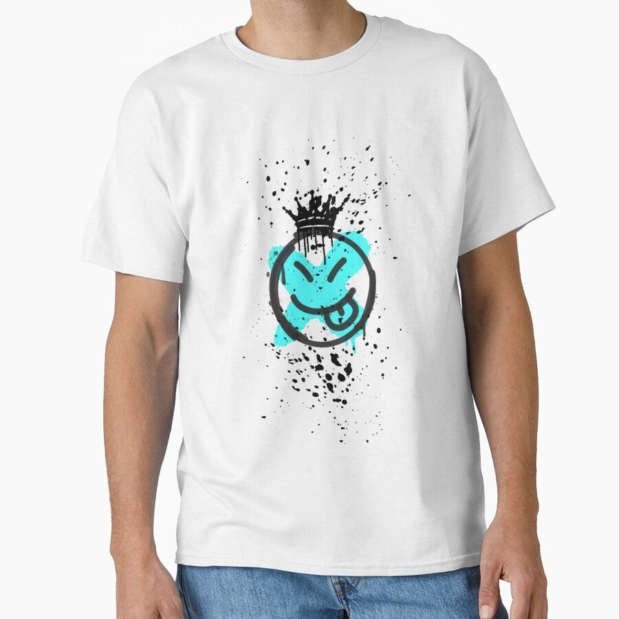 Graffiti X Face – Abstract Street Art Smiley with Drip Effect by IN10CT
