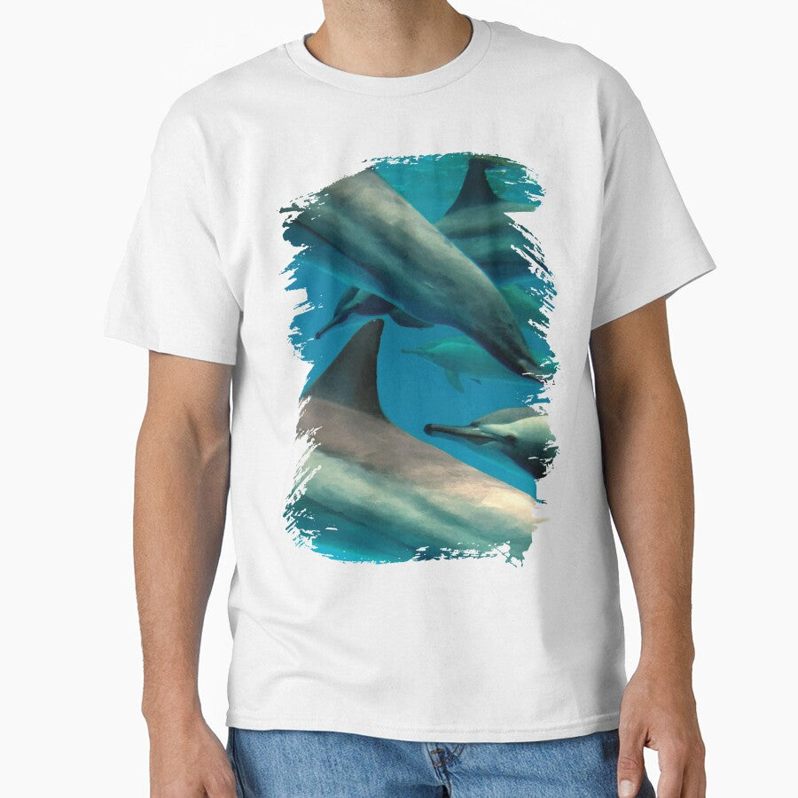 Underwater with a Pod of Dolphins by PlanetPrints