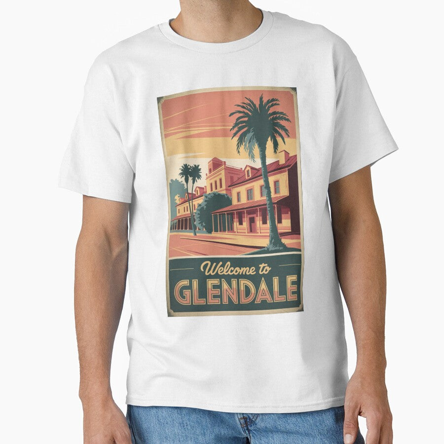 Glendale Vintage Travel Poster by TravelerRat