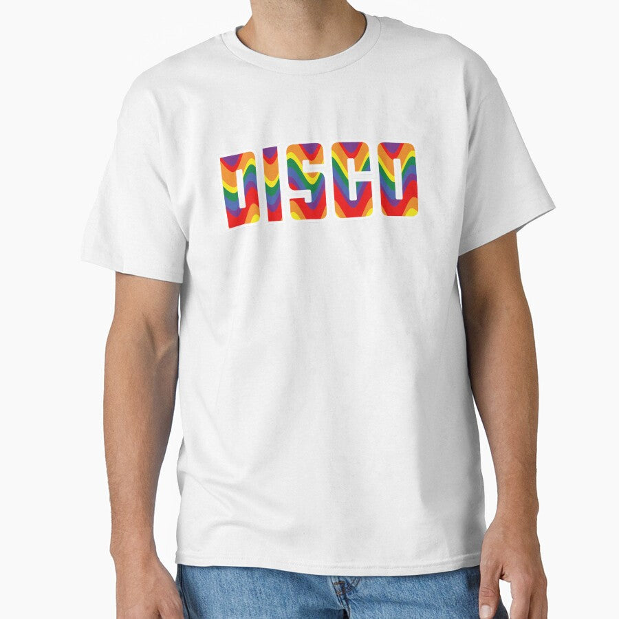 Groovy Disco Waves - 70s Rainbow Retro Swirl by SunnyBrand