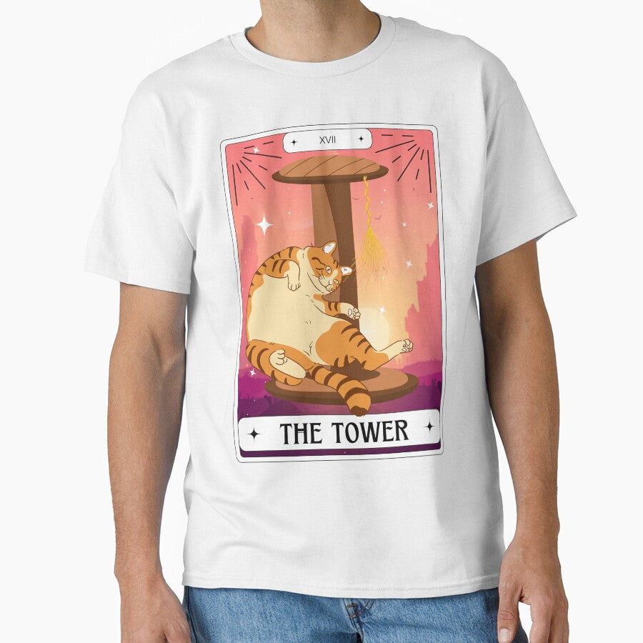 Tarot Card Tiger Cat The Tower by BettySpicer