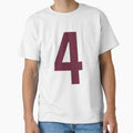 "Number 4 Bold Design - Collegiate Numbers, Varsity Style, Personalized Monogram Art" by artworkathome
