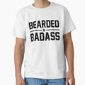 Bearded 'N' Badass (Black) by hotsaucefactory