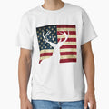 American Flag and Big Buck by artistoutfitter