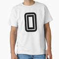 No. 0 / Player Number Zero / Football Player Number 0 (Black) by STUDIO-72
