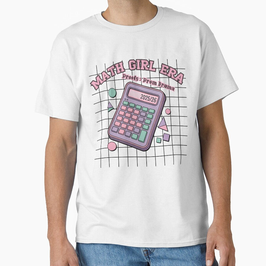 Math Girl Era – Cute Pastel Calculator Design (Class of 2025/26) by PeteLawliiet