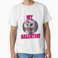 White Super Cute kitten on Galentines day and Galentines party, gift idea for Galentines day by sailorsam1805