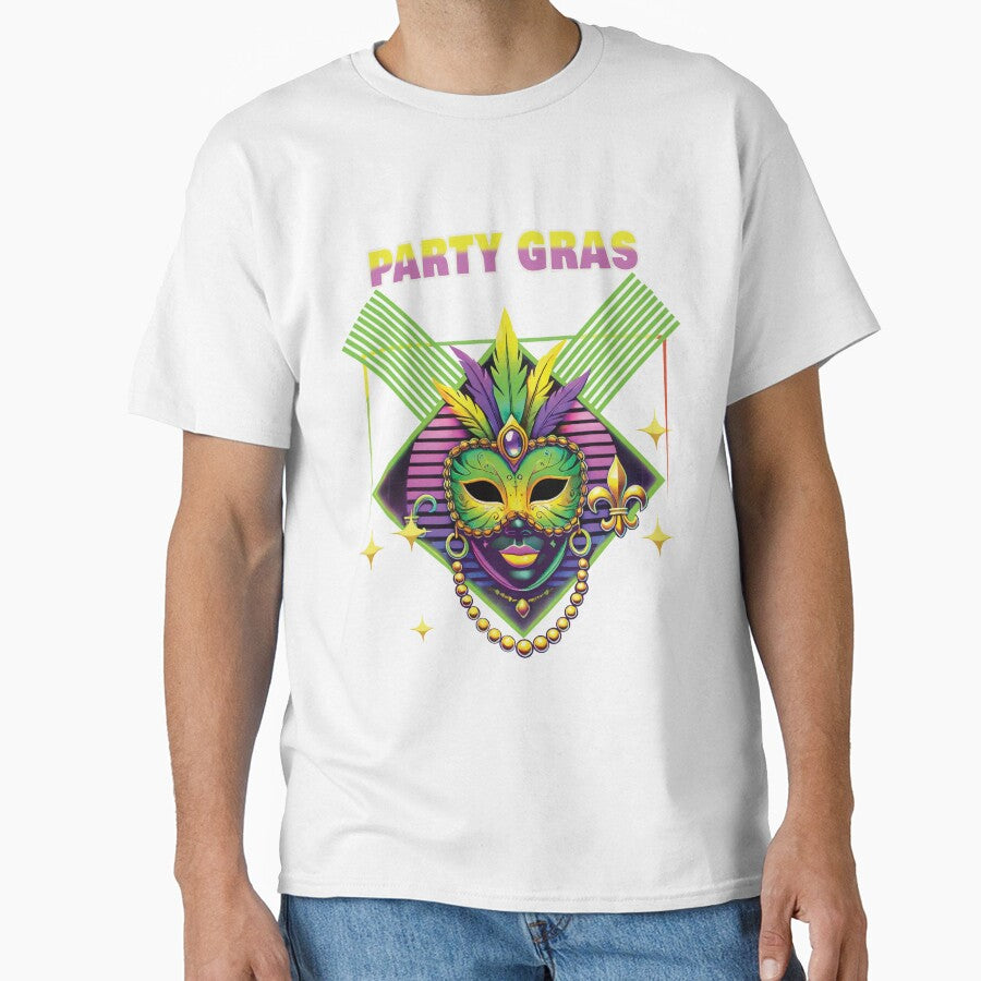 Mardi Gras Party Gras Mask Celebration by LuminOrb