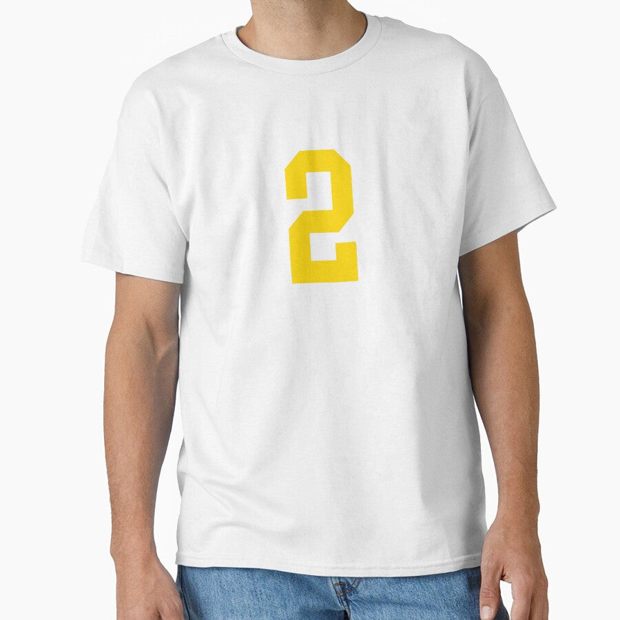 Bold Yellow Sports Number 2 by NECHSTORE