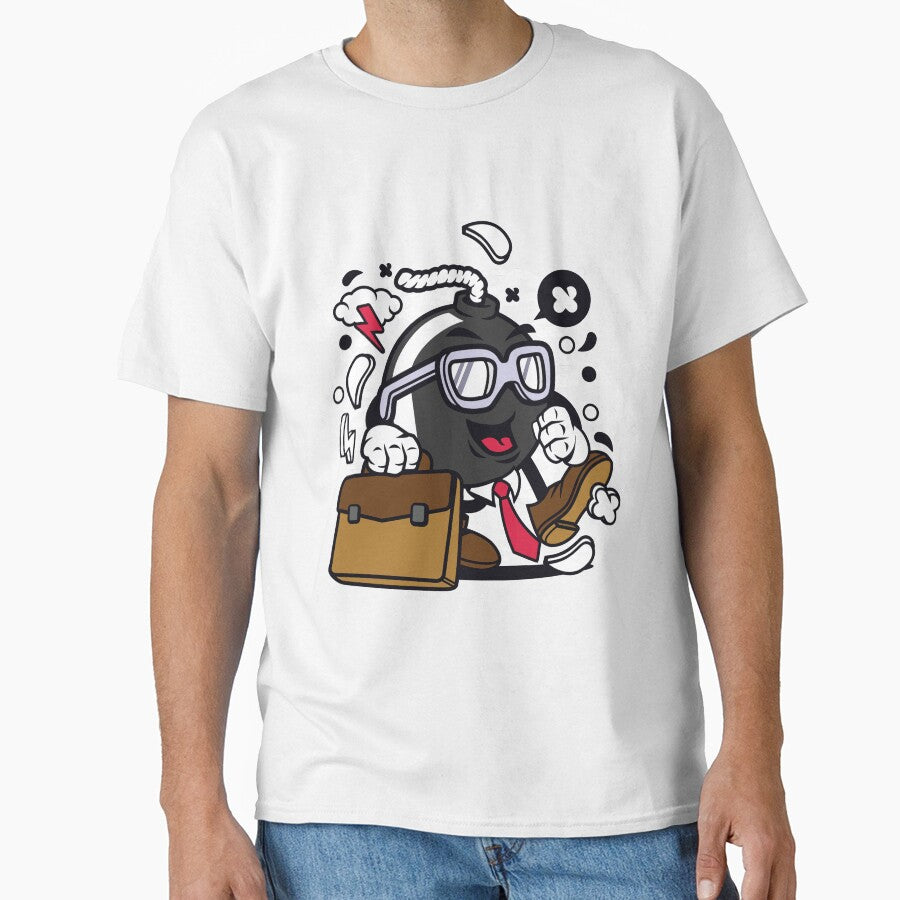 Businessman Bomb Cartoon Character - Fun Design for people who like things a little crazy in the Business World! by Nickelparis