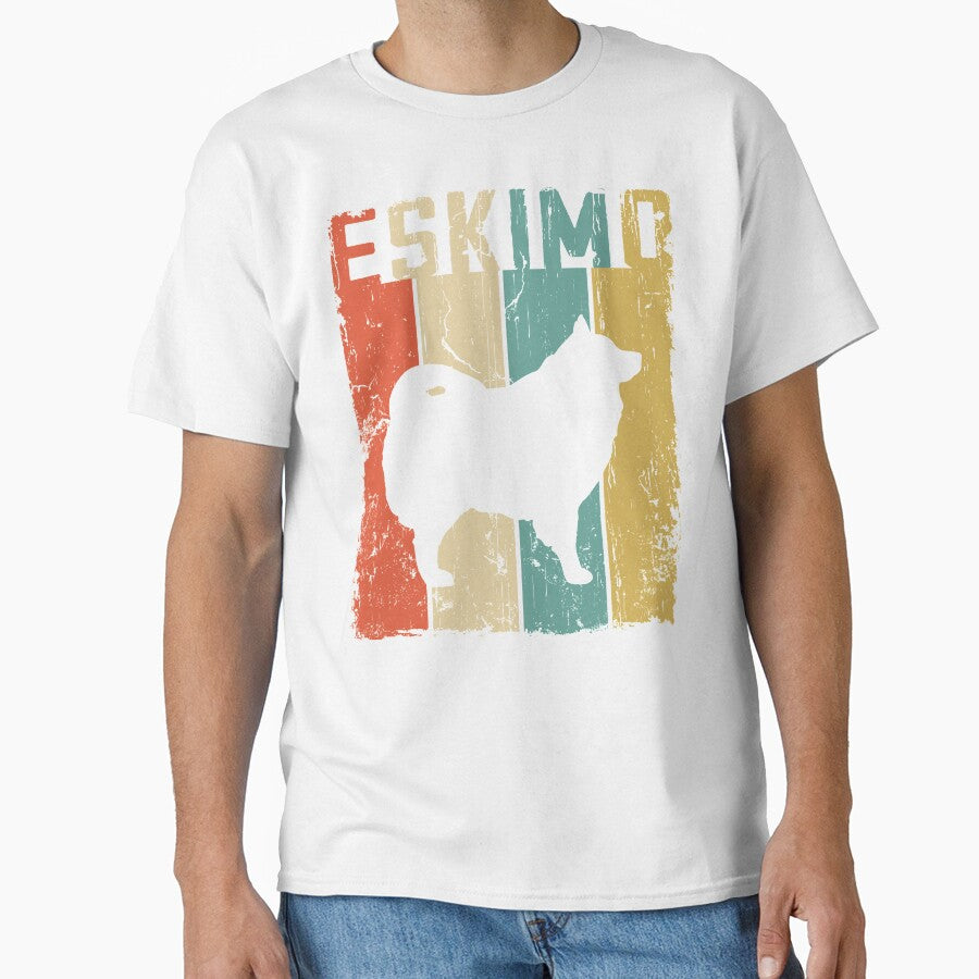 American Eskimo Dog Vintage Retro Style by rafaeltto