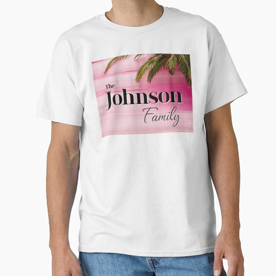 Unique Personalized Johnson Pink Tropical Gift by PinkGoddessLove