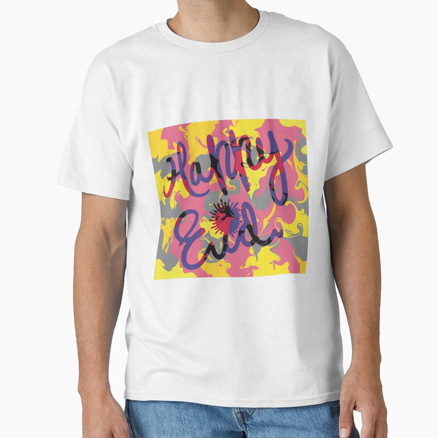 Happy Eid Festival Greetings Sunny Abstract Hand Letting by chuckletuckle
