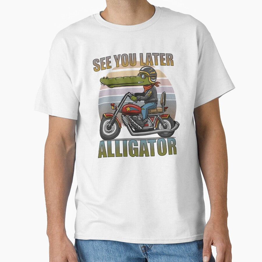 biker crocodile - see you later alligator by hayrpictures