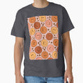 Cute smiley print - pink by RSDigitalPrintDesign