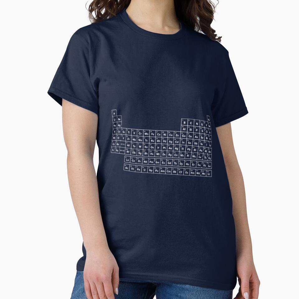 White Periodic Table by JOANNASKAH