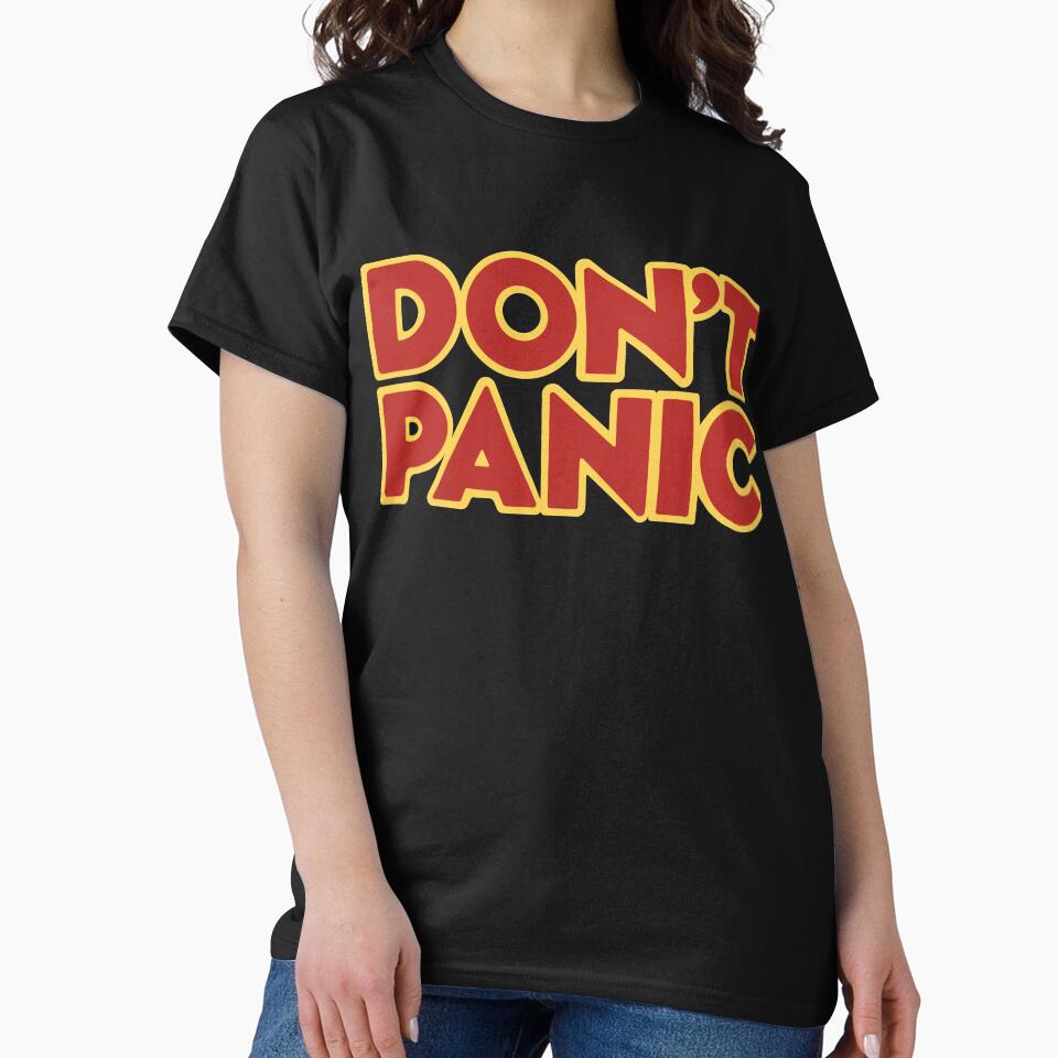 Hitchhiker Galaxy Don't Panic by ijoshtherefore