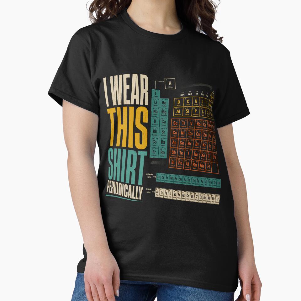 I Wear This Periodically Chemistry Scientist Periodic Table Pun by JonesFlora2025