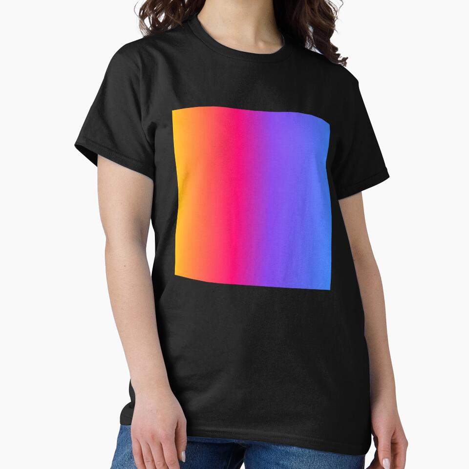 Gradient - Bright Colors - Blue Pink Yellow and Purple by Inspirationmotivation