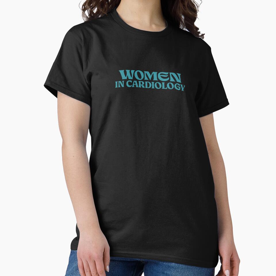 Woman in Cardiology Classic T-Shirt Medical Students by Lulu Shop