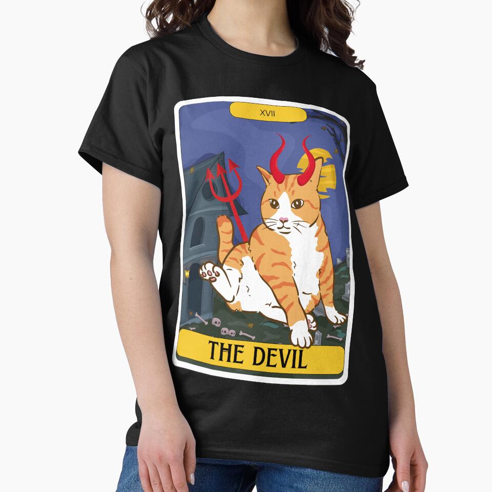 Tarot Card Orange Cat The Devil by BettySpicer