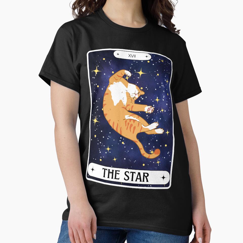 Tarot Card Orange Cat The Star by BettySpicer