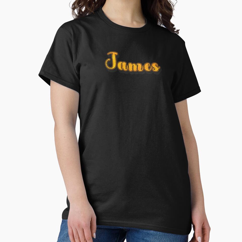 James Personalized Name Design with Heart | Funny Custom Gift by Watsonarts