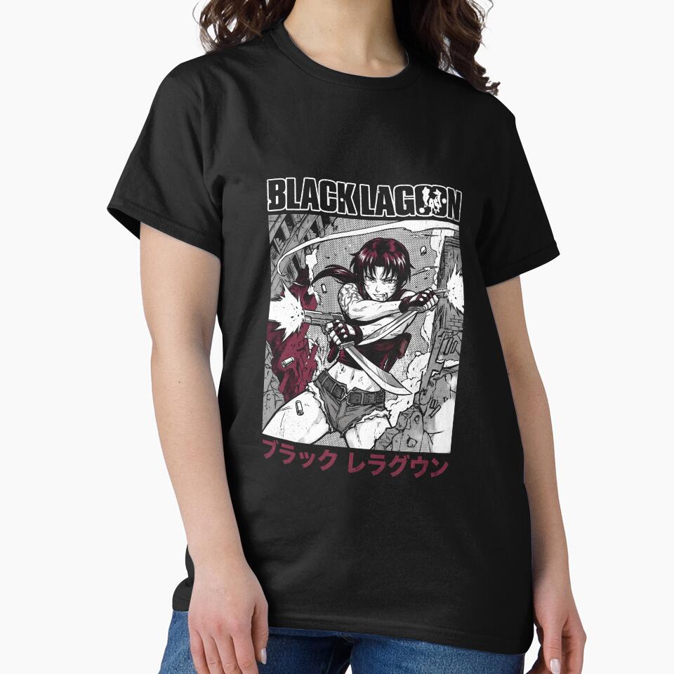 Black Lagoon Anime Manga Graphic Tee by Senpaiwaves
