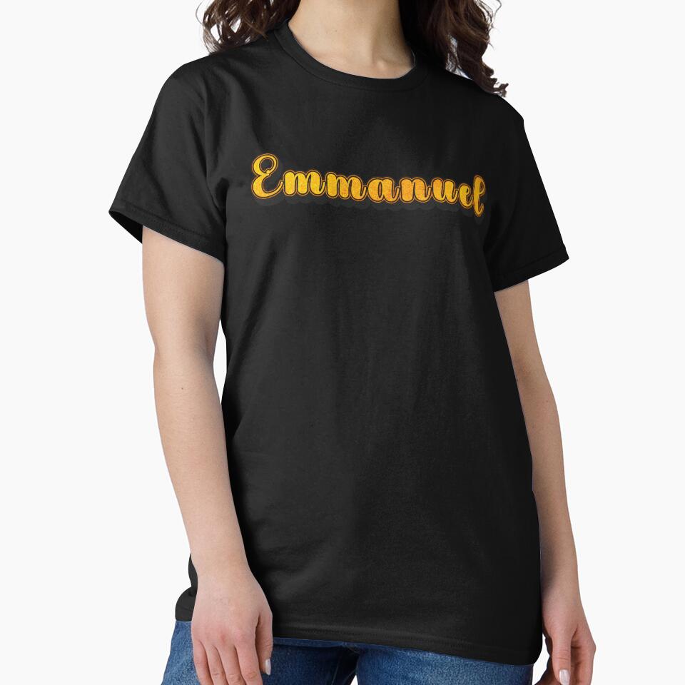 Emmanuel Personalized Name Design with Heart | Funny Custom Gift by Watsonarts