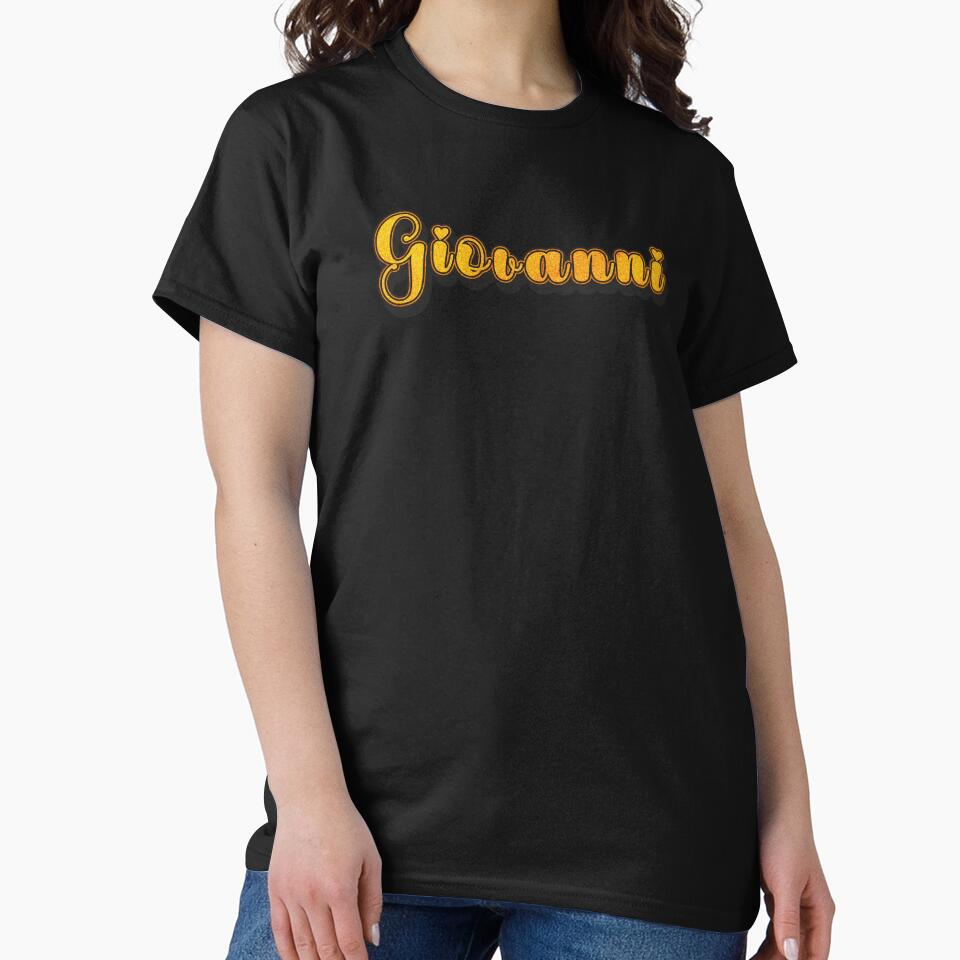 Giovanni Personalized Name Design with Heart | Funny Custom Gift by Watsonarts