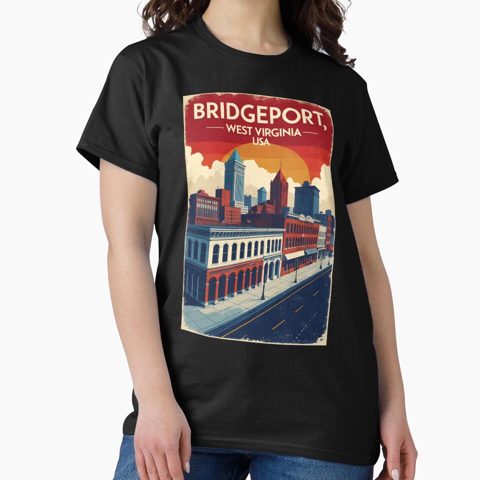 Bridgeport West Virginia 1950s USA Vintage Travel Tourism by TravelersGems
