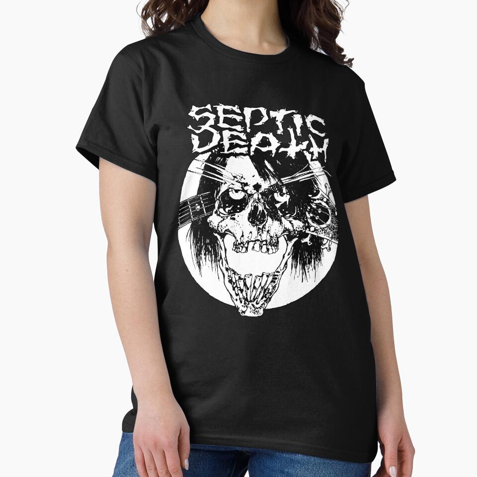 Pushead Septic Death Skull Screeching Deafness by Pus Fan