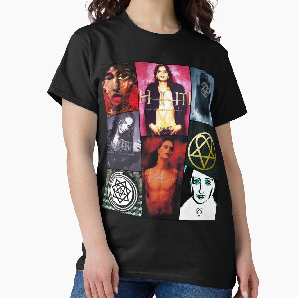 Him Band Album Cover Collage Heartagram Ville Valo Cover by OnTheRunFinds