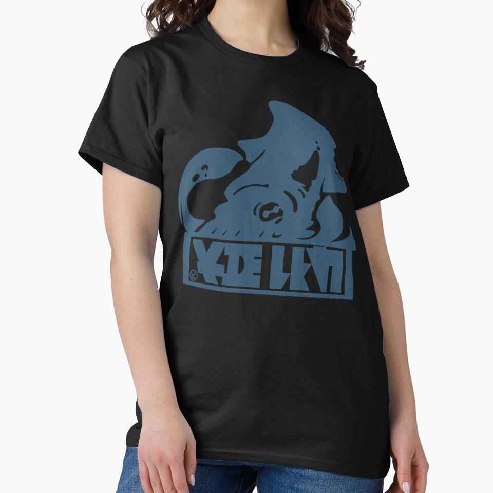 Blue Squid Illustration by gucoolshop