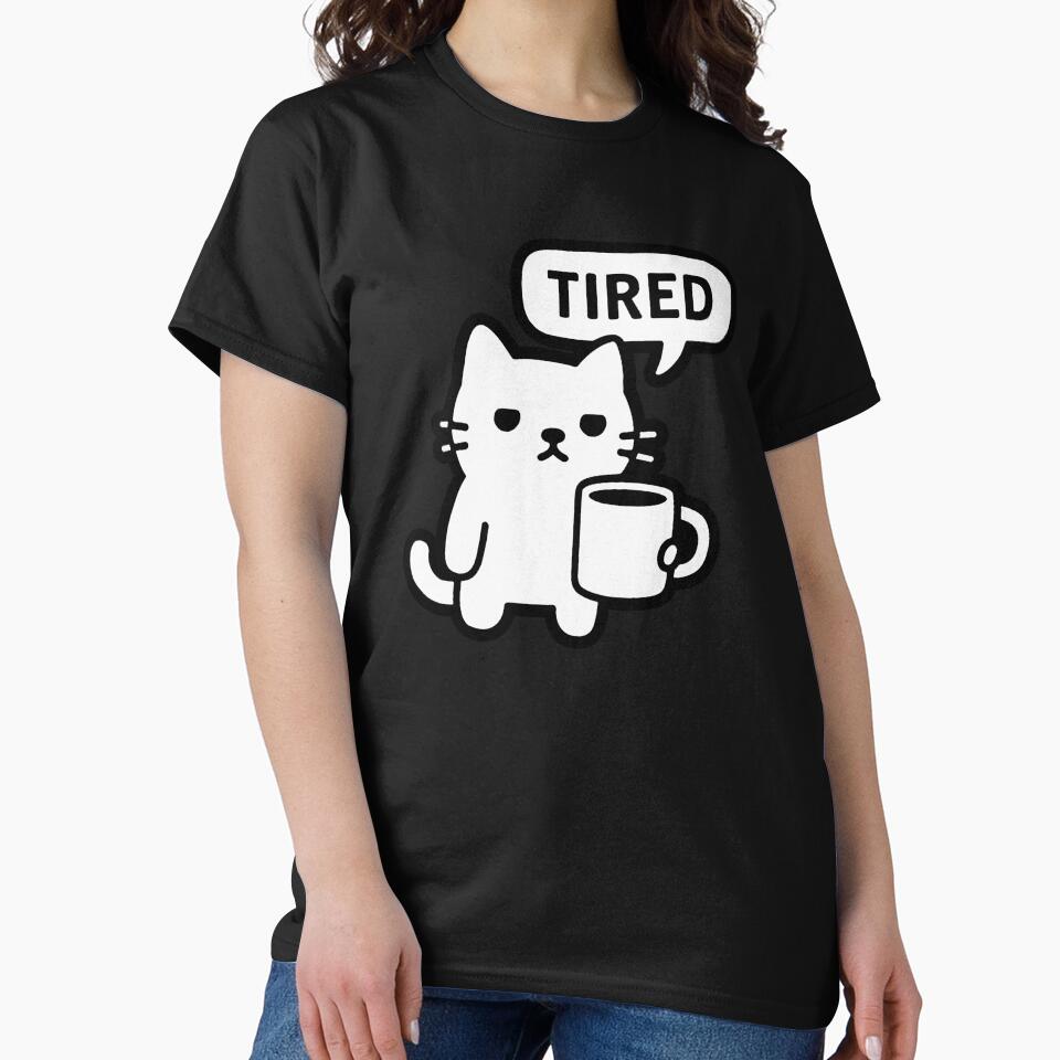 Tired Cat with Coffee by zzz888