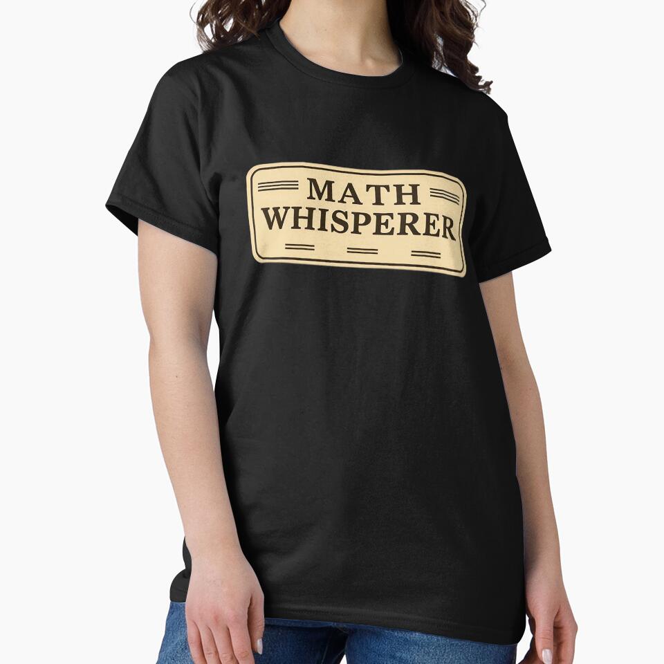 Math Whisperer Retrto Math Teacher Gift by Endless7Art