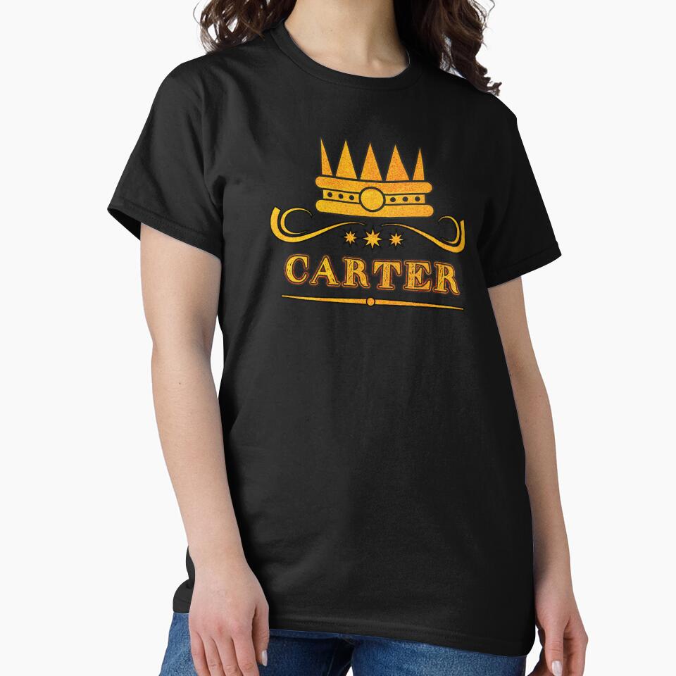 Carter Personalized Funny & Unique Custom Name Design for Men, Teens, and Boys by Watsonarts