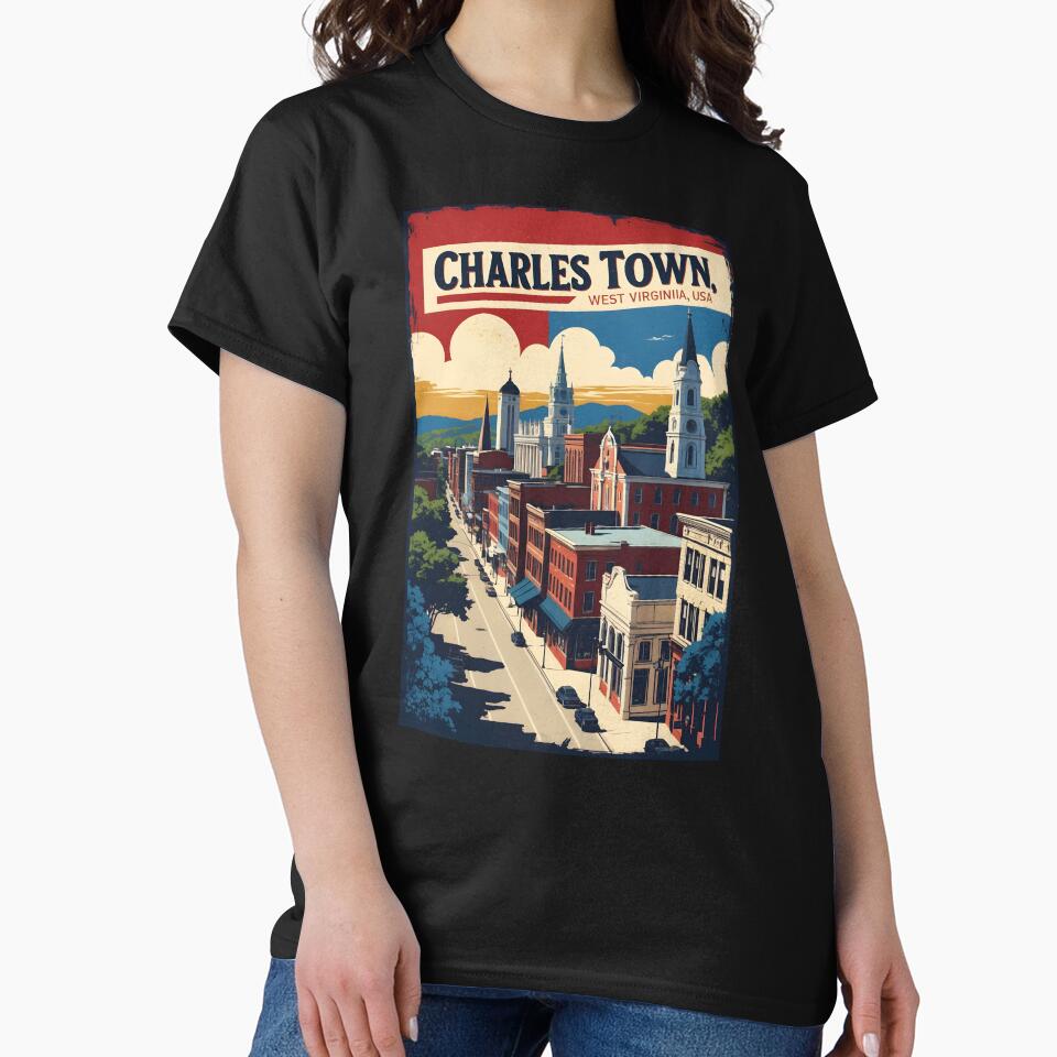 Charlestown West Virginia 1950s USA Vintage Travel Tourism by TravelersGems