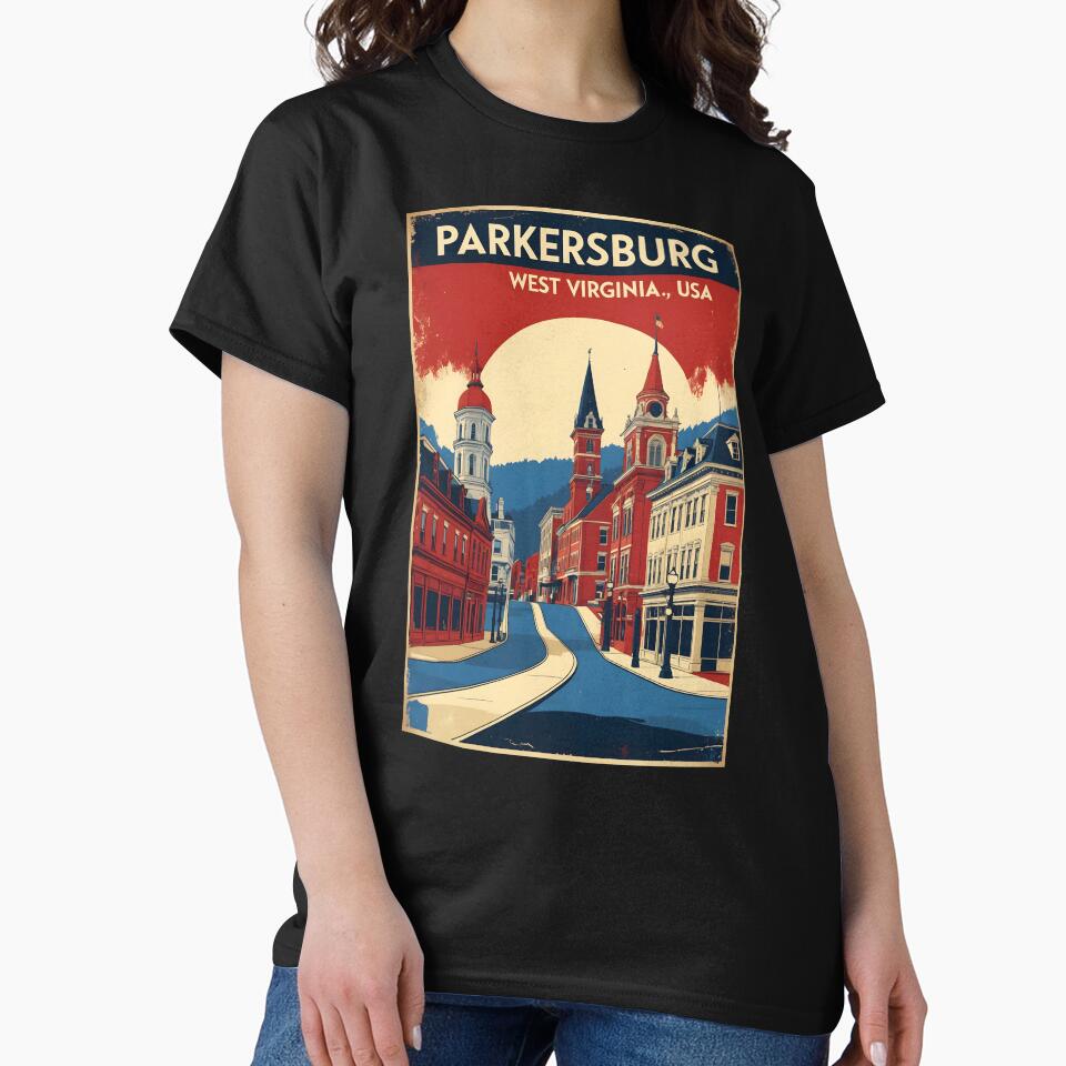 Parkersburg West Virginia 1950s USA Vintage Travel Tourism by TravelersGems