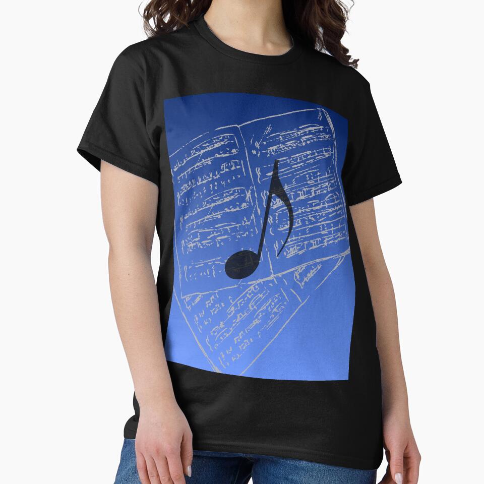 Take Note Of The Music In Blue & Black by BrightrDayMusicArt