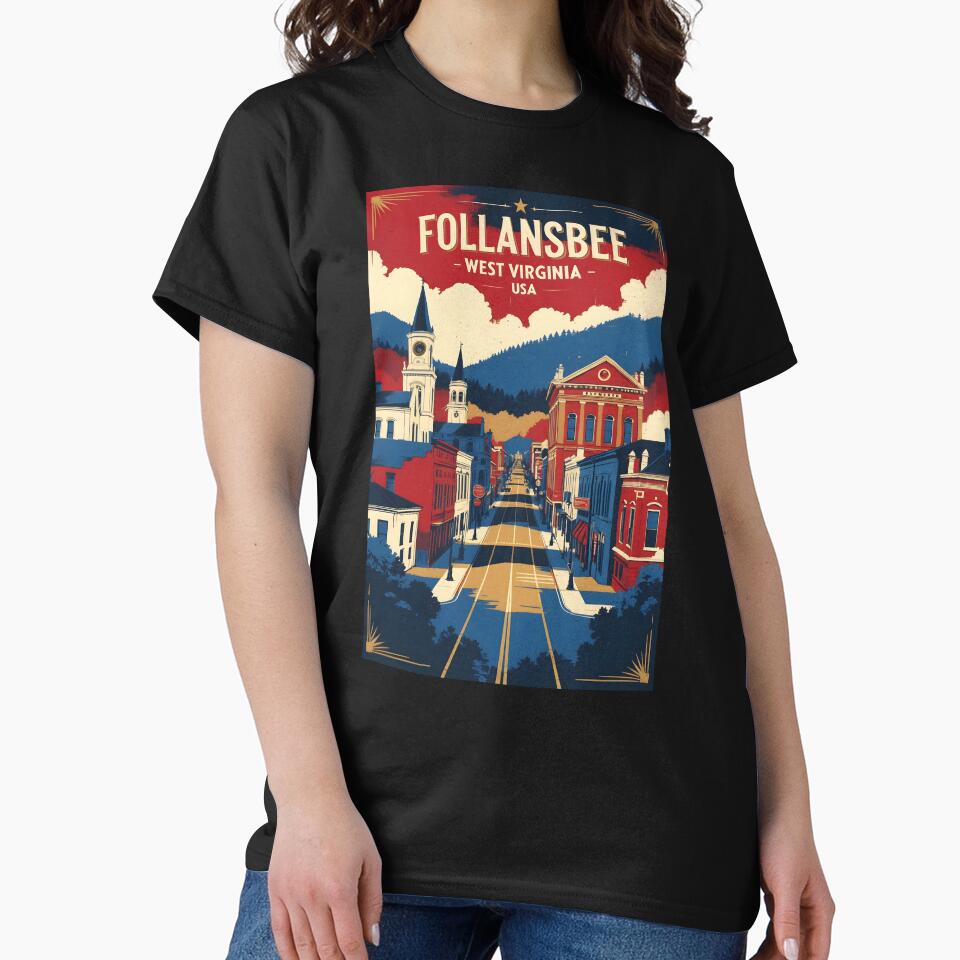 Follansbee West Virginia 1950s USA Vintage Travel Tourism by TravelersGems