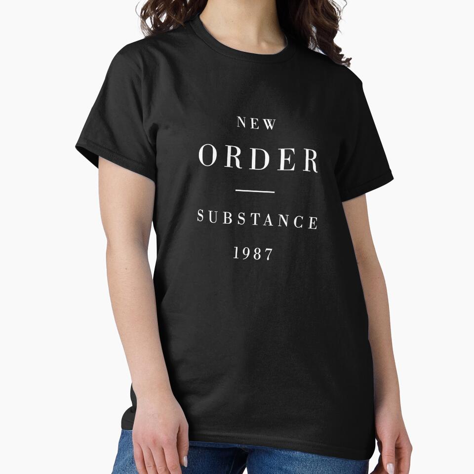 New Order Substance white logo by dsgfx