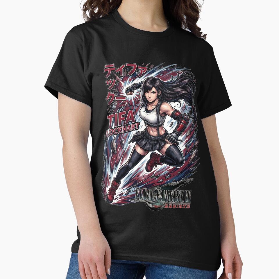 Final Fantasy VII Tifa Lockhart Seventh Heaven Design by Senpaiwaves